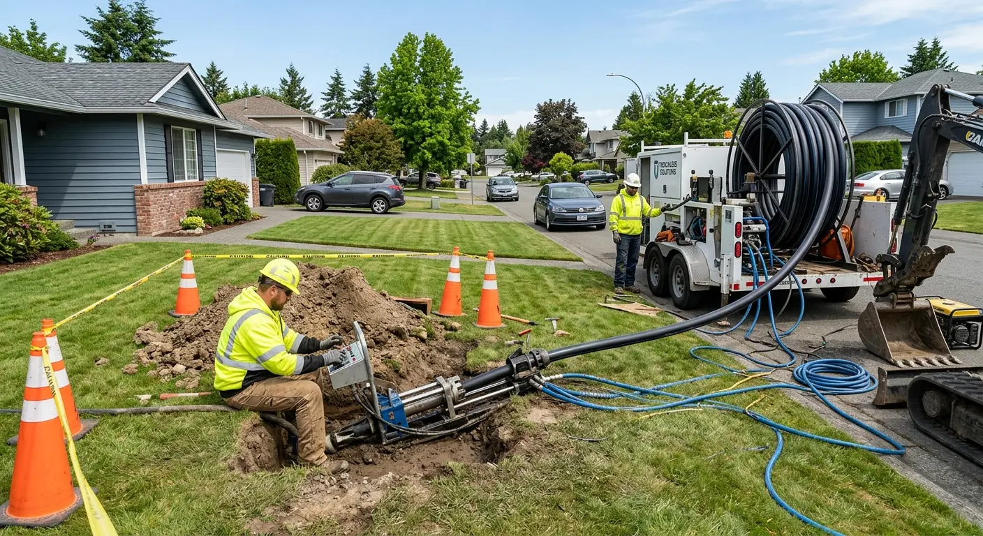 Sewer Line Repair in Deer Park, WA